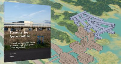 Cover of the thesis on top of an illustration from the thesis